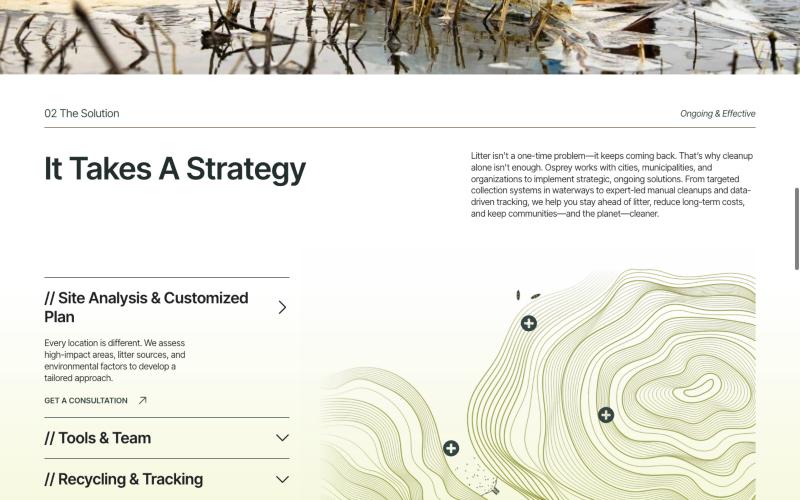 Custom illustration for the Osprey strategy section