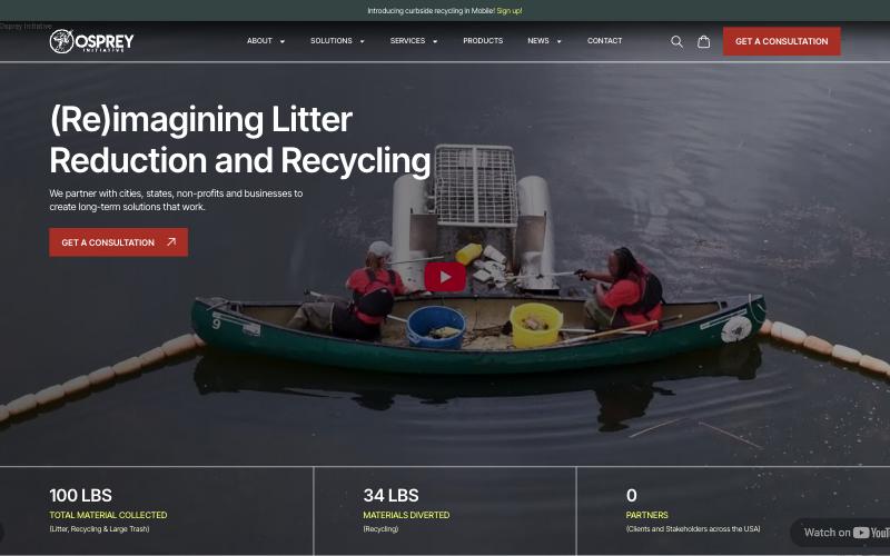 Osprey Initiative homepage