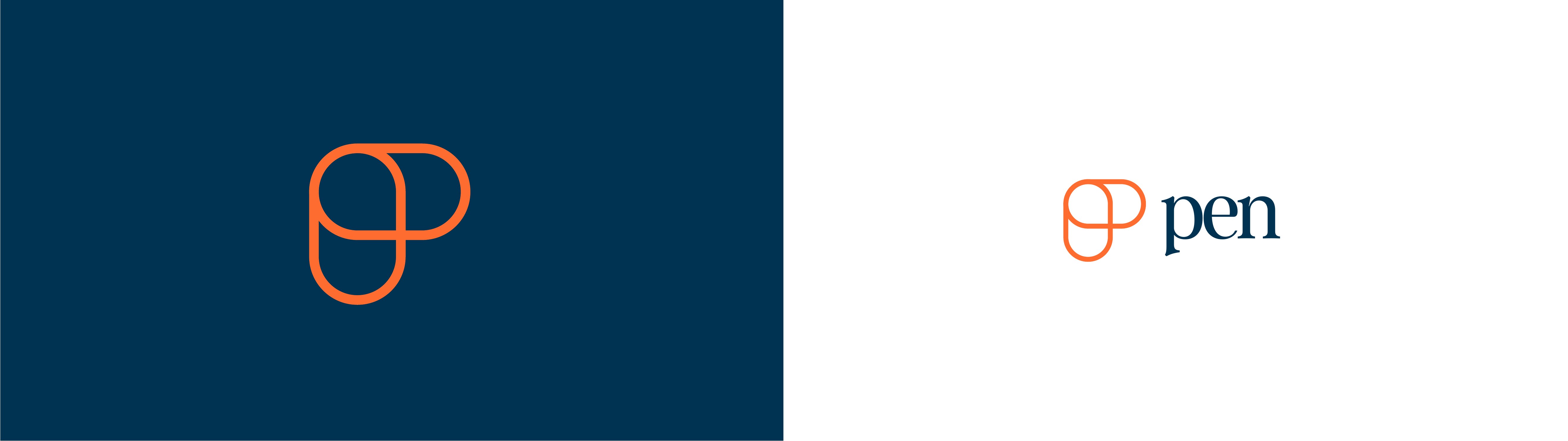 PEN logo lockup variations